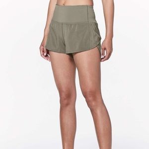NWT Grey Sage Speed Up Shorts